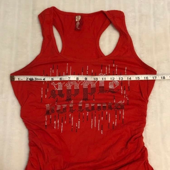 BOGO Free🦋 Apple Bottoms Beaded Rouched Racerback Tank Top - Picture 11 of 16